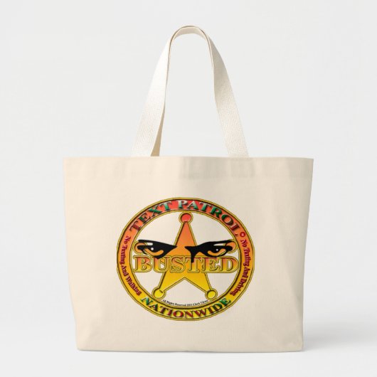Nationwide Busted Text Patrol Bag "Clark Ulysse" Grote Tote Bag (Voorkant)