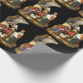 "Natitivity" Matte Wrapping Paper, 30" x 6" Cadeaupapier (Hoek)