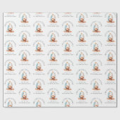 Natitivity Scene Pattern Name kerstzegeningen Cadeaupapier (Vlak)