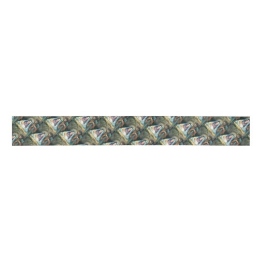 Natitivity Vintage-kerstlint Grosgrain Lint (Voorkant)