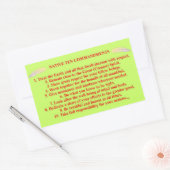 Native 10 Commandments Sticker (Envelop)
