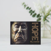 Native Aboriginal Woman Wood Caring Briefkaart (Staand voorkant)