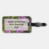 Native Alaska Wildflower Fireweed Easy ID Persoonl Bagagelabel (Achterkant horizontaal)