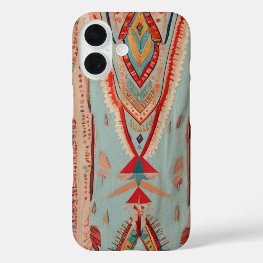 Native America Pattern Case-Mate iPhone Case (Achterkant)