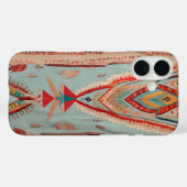 Native America Pattern Case-Mate iPhone Case (Achterkant (horizontaal))
