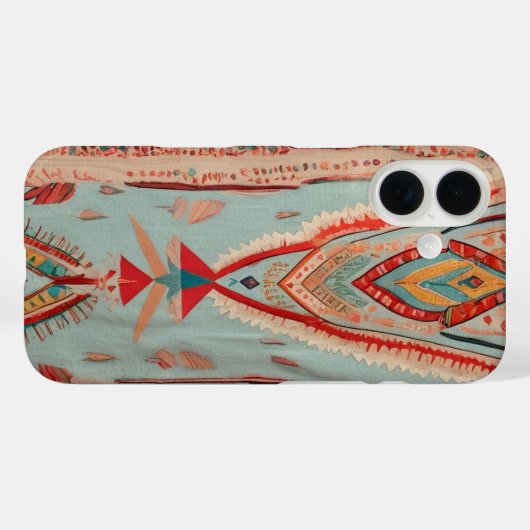 Native America Pattern Case-Mate iPhone Case (Achterkant (horizontaal))