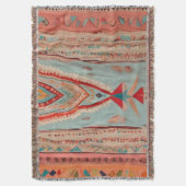 Native America Pattern Deken (Voorkant Verticaal)