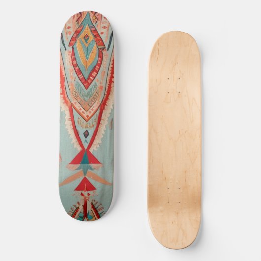 Native America Pattern Persoonlijk Skateboard (Voorkant)
