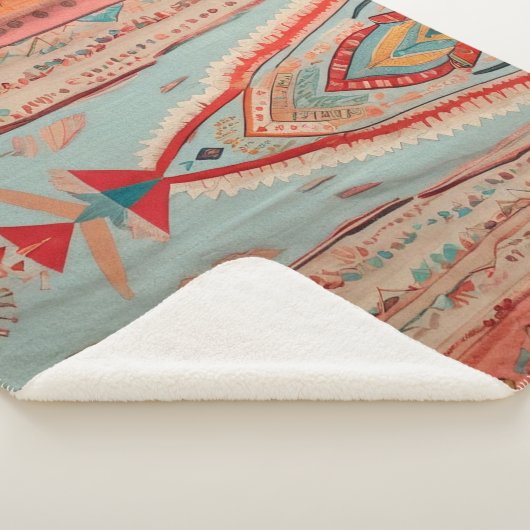 Native America Pattern Sherpa Deken (3/4)