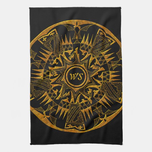 Native American 1 Kitchen Towels Theedoek (Verticaal)