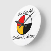 Native American 4 Directions Ronde Klok (Hoek)