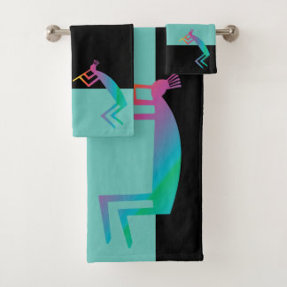 Native American Abstract Kokopelli Bad Handdoek