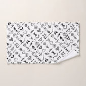 Native American Afbeelding Symbols Bad Handdoek (Handdoek)