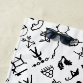 Native American Afbeelding Symbols Strandlaken (In situ)