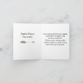 Native American Afstuderen bedankkaart (Binnen)