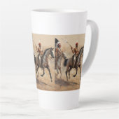 Native American (AI gemaakt) Latte Mok (Rechterhoek)