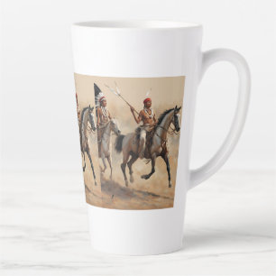 Native American (AI gemaakt) Latte Mok