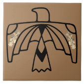 Native American Anishinaabe Eagle Brown Tegeltje (Voorkant)