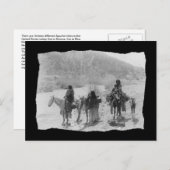  Native American Apache Briefkaart (Voorkant / Achterkant)
