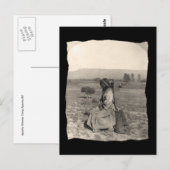 Native American Apache Briefkaart (Voorkant / Achterkant)