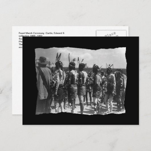 Native American Apache Feast Briefkaart (Voorkant / Achterkant)