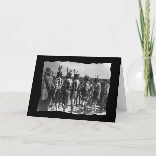 Native American Apache Feast Kaart (Voorkant)