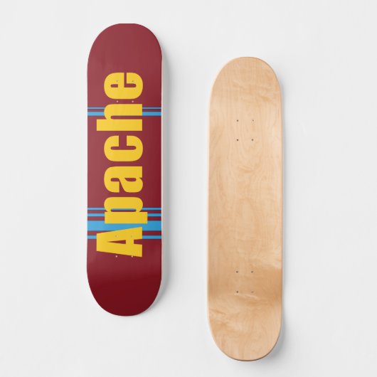 Native American Apache Persoonlijk Skateboard (Voorkant)