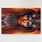 Native American Apache Puzzle Legpuzzel (Horizontaal)