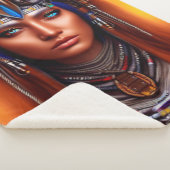 Native American Apache Sherpa Deken (3/4)