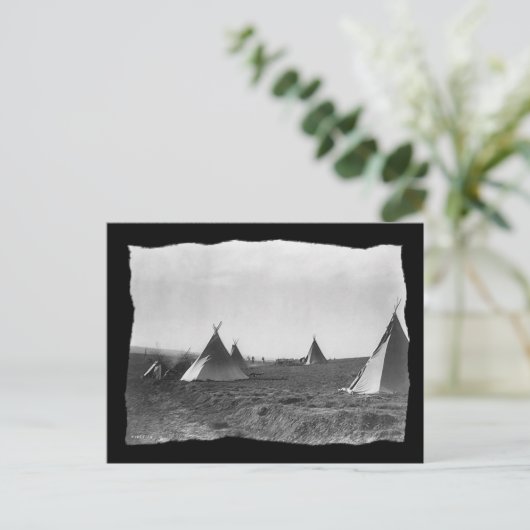  Native American Apache Tipis Briefkaart (Staand voorkant)