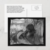  Native American Apache Woman Aankondigingskaart (Voorkant / Achterkant)