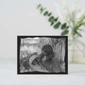  Native American Apache Woman Aankondigingskaart (Staand voorkant)