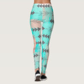 Native American Arrow Pattern Leggings (Achterkant)