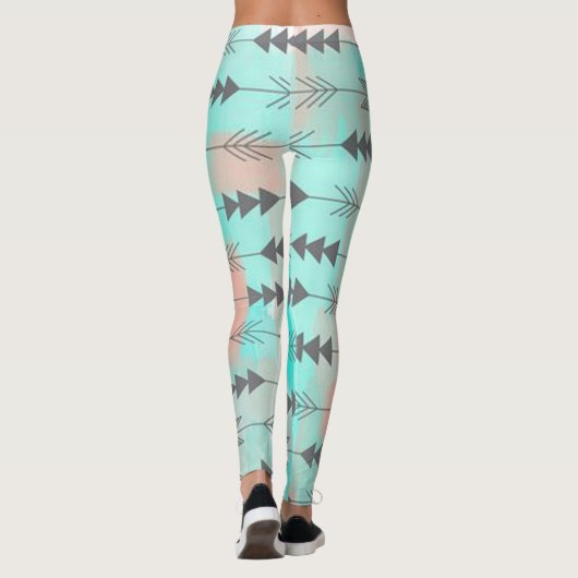 Native American Arrow Pattern Leggings (Achterkant)