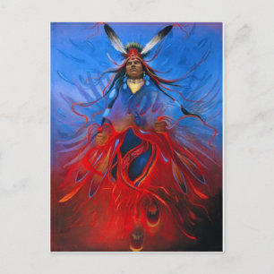 Native American Art Briefkaart