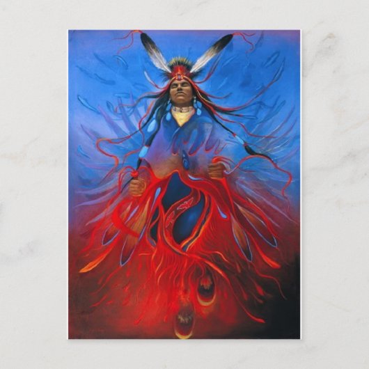 Native American Art Briefkaart (Voorkant)