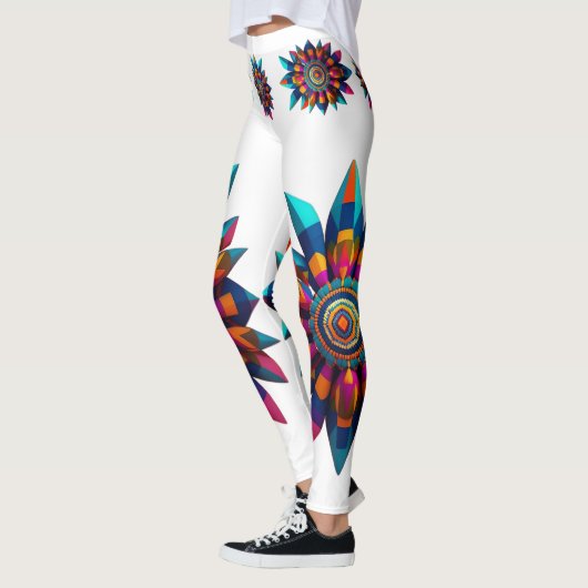 Native American Art Design All-Over-Print Leggings (Links)