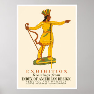 Native American Art Exhibition Poster