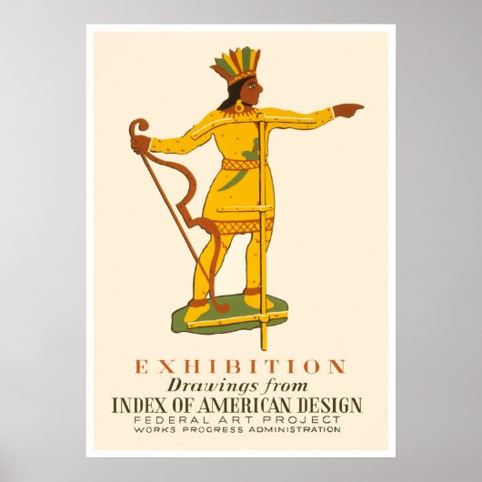 Native American Art Exhibition Poster (Voorkant)