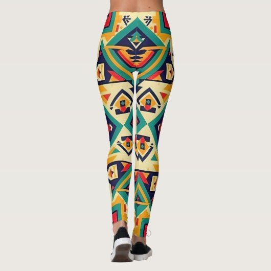 Native American Art Leggings (Achterkant)