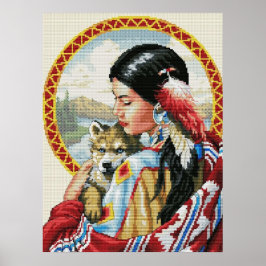 Native American Art Poster