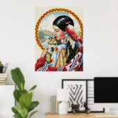 Native American Art Poster (Thuiskantoor)