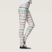 Native American Aztec en Skulls Pattern-Leggings Leggings (Rechts)