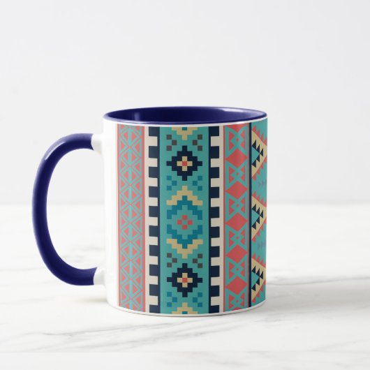 Native American Aztec-patroon Mok (Links)