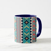 Native American Aztec-patroon Mok (Voorkant rechts)