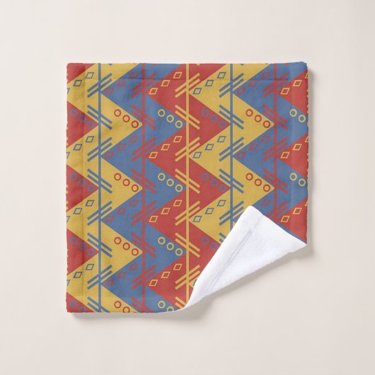 Native American Aztec Pattern Bad Handdoek (Wasdoekje)