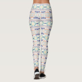 Native American Aztec Pattern Leggings (Achterkant)