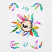 Native American Baby Nursery Blanket Personal