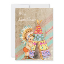 Native American Baby shower Invitation
