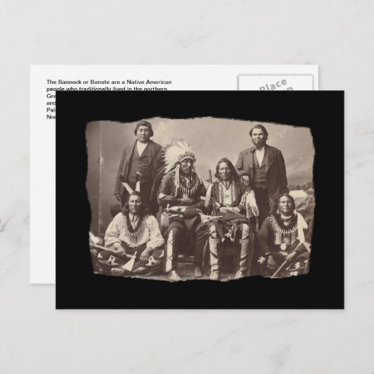  Native American Bannock Briefkaart (Voorkant / Achterkant)